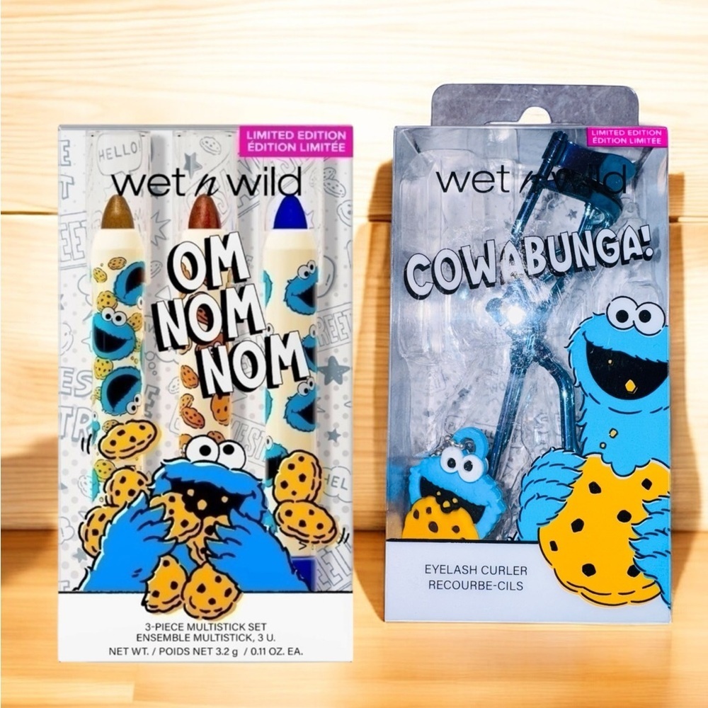 WET n Wild OM NOM NOM 4 PIECE Kit Sesame Street Collection LIMITED EDITION NIP